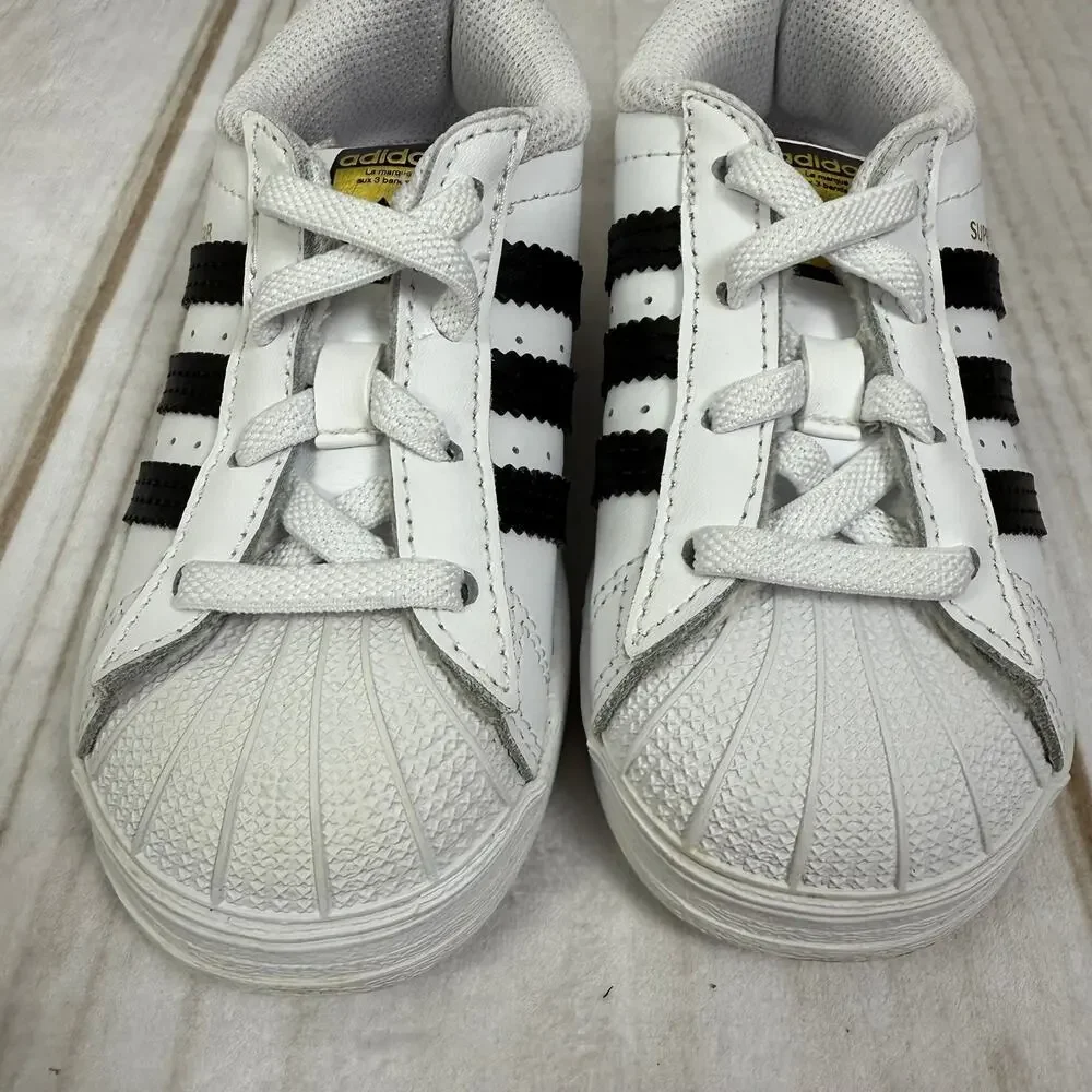 Adidas Superstar Toddler Sneakers Size 7C‎